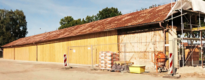 Fahrerboxen ausgebaut